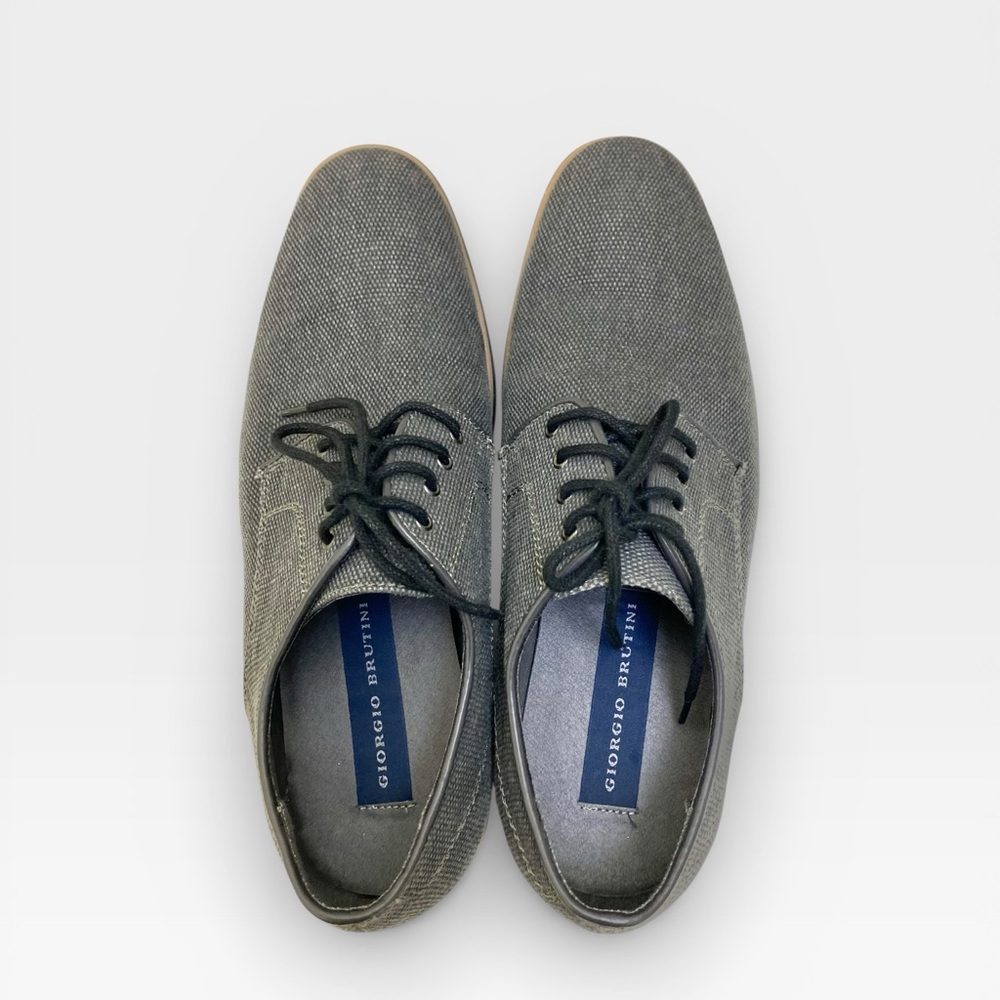 Giorgio Brutini Men's Valet GREY/Black Loafer Shoes Sz 8 OXFORD - Picture 8 of 10